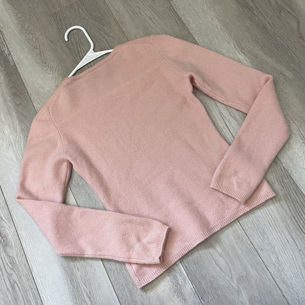 TSE Cashmere Sweater long sleeve slim knit womens Pink (xsmall) minimalist - Picture 4 of 6